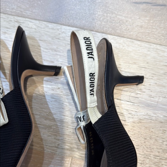 Dior Black J\'Adior Slingback Pumps